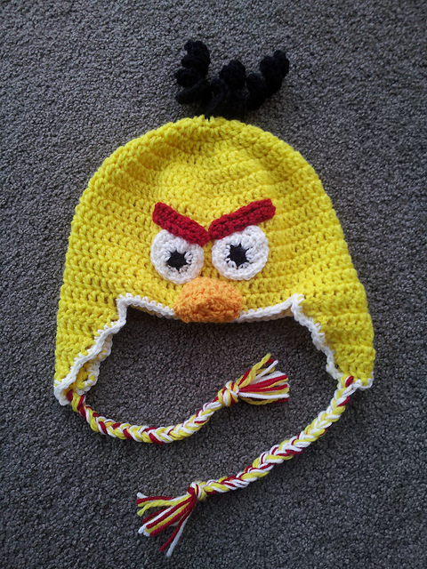 Yellow Angry Bird Hat