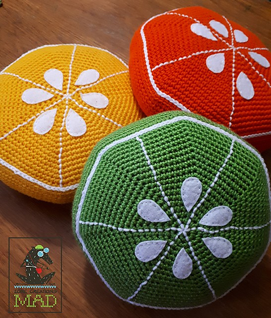 the citrus pillows