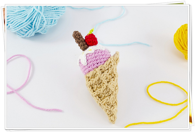 Ice Cream Keychain
