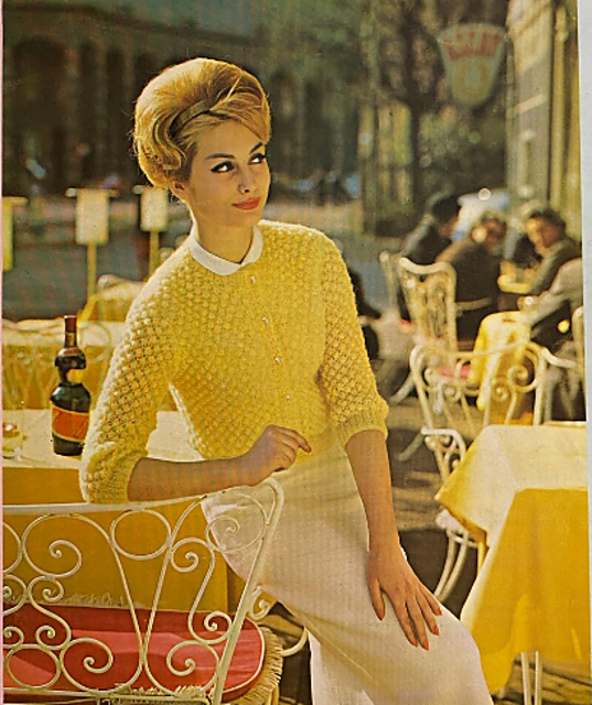 No. 2401 Popcorn Cardigan