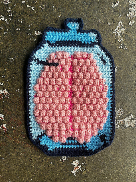 Brain in a Jar Tapestry