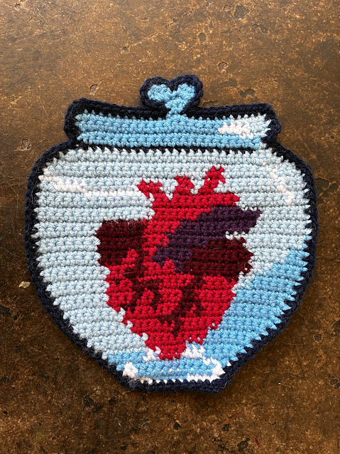 Heart in a Jar Tapestry