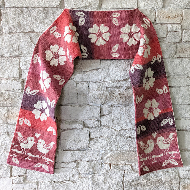 Scarf Love Birds