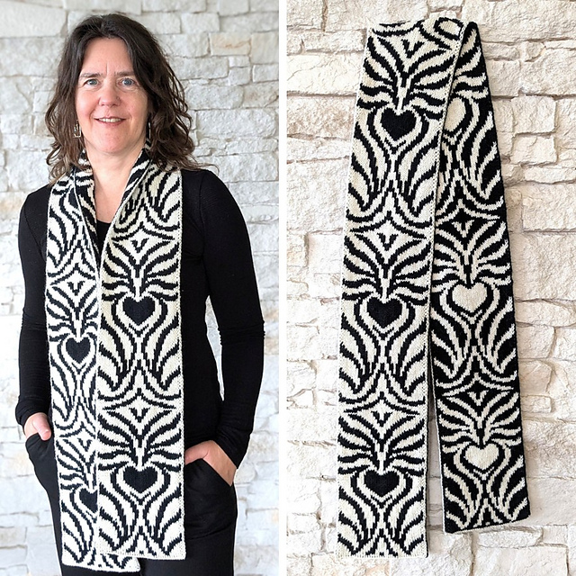 Skinny Scarf Zebra Style