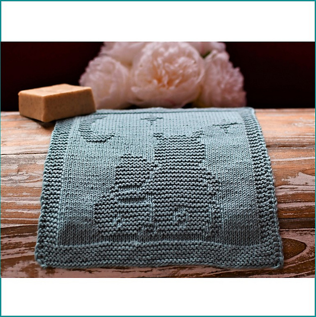Washcloth "Cuddly Bears"