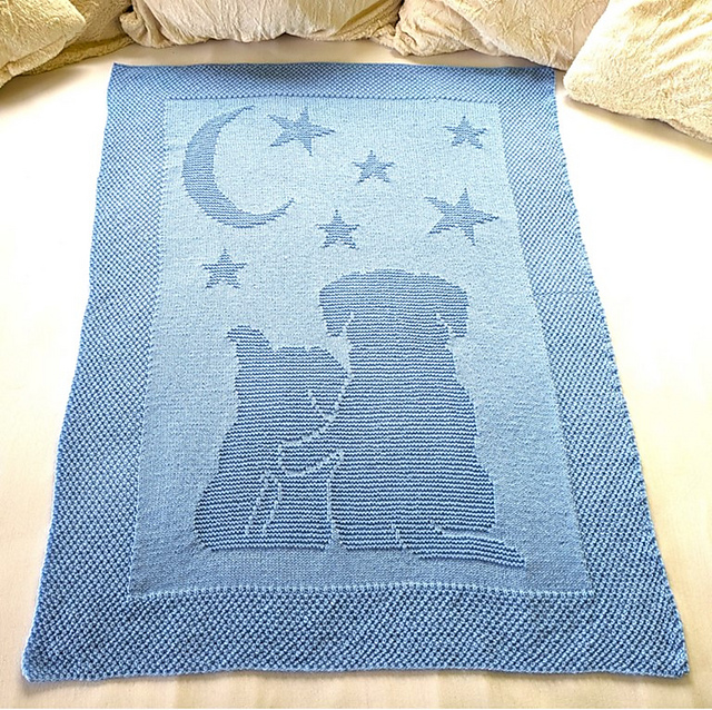 Baby blanket "Dream Night II"