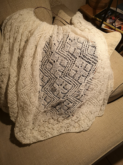 Pyrennees Square Shawl