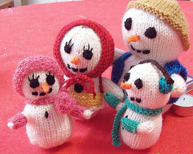 Snowman and his family