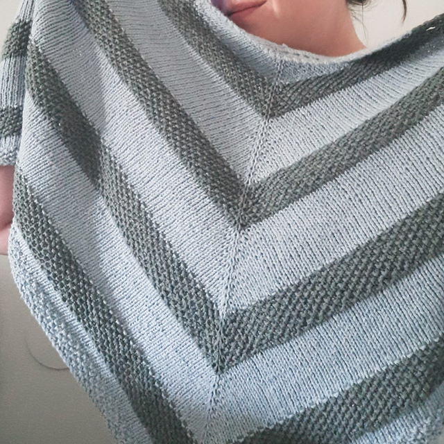 Denim Chill Shawl