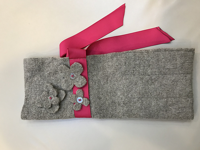 Felted Knitting Needle Case #109