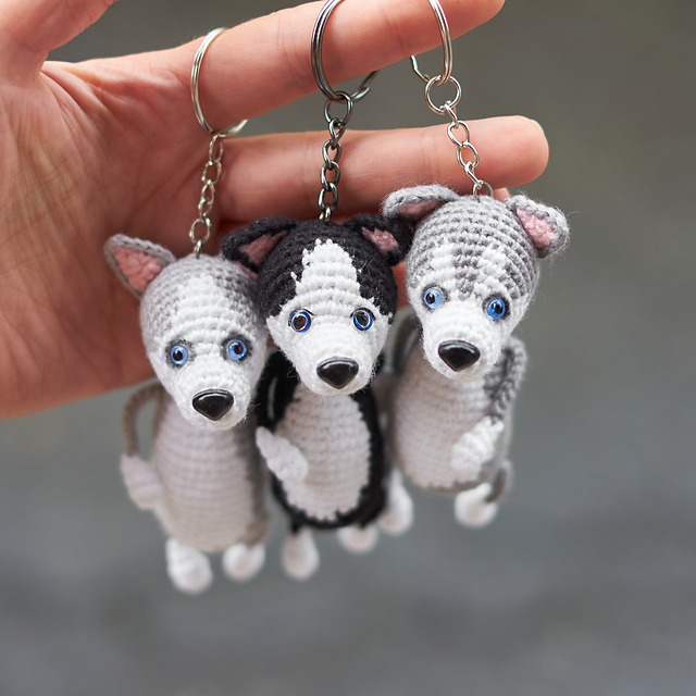 Keychain Husky