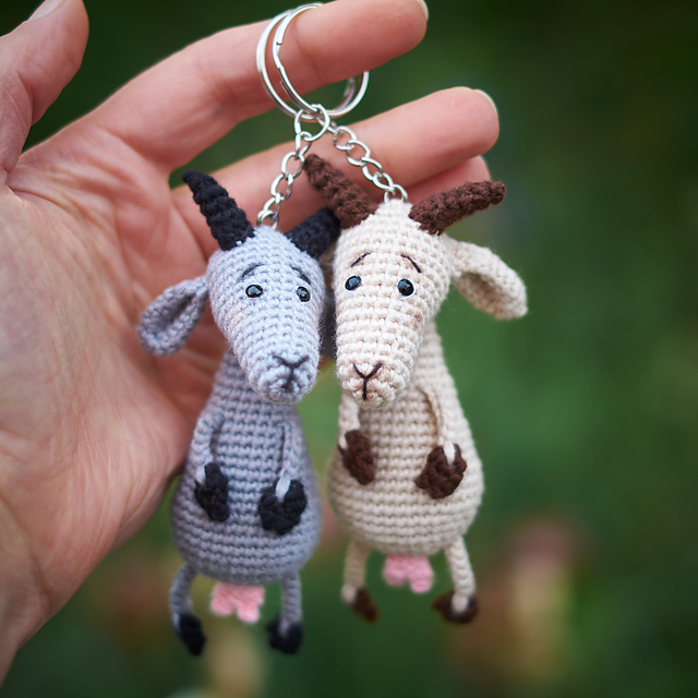 Goat Keychain