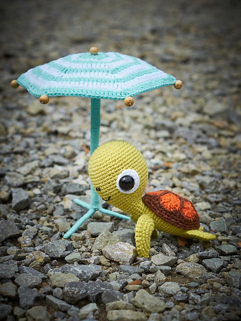 Turtle with an Umbrella