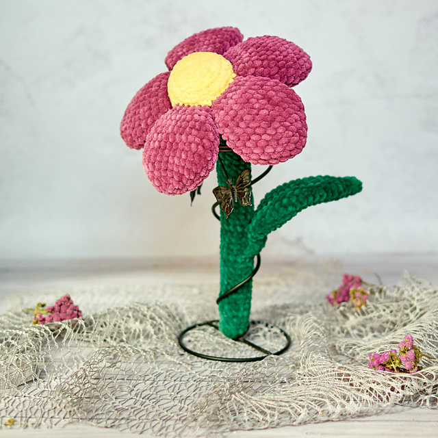 Plush flower