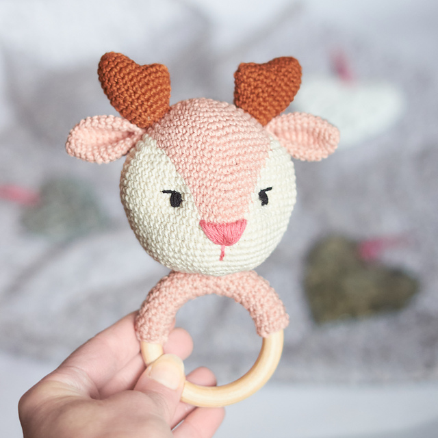 Baby rattle deer