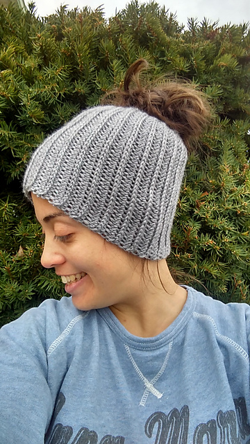 Messy Bun Beanie