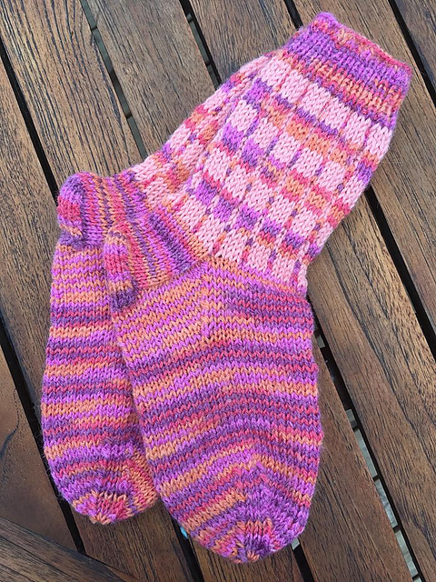 Girl Stocking Barpattern