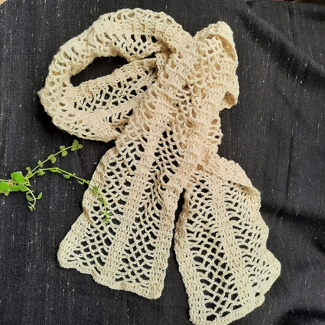 Slender Lacy Scarf