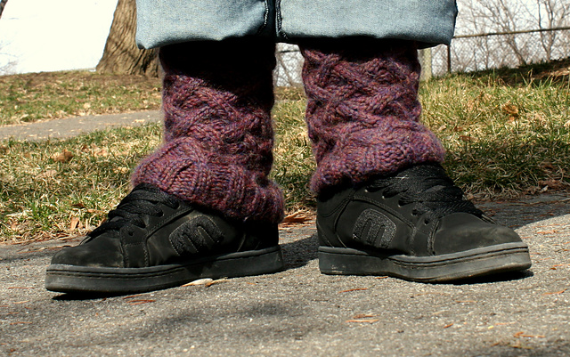 Cabled Legwarmers