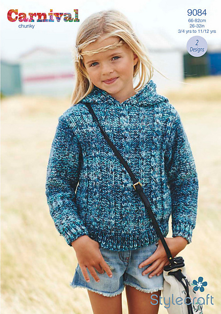 Cable Sweater and Hoodie #9084