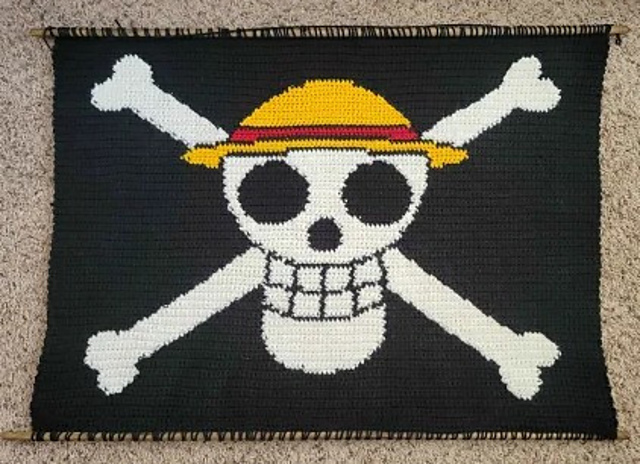 Ravelry: Straw Hat Jolly Roger Tapestry pattern by Fortuneknot Designs