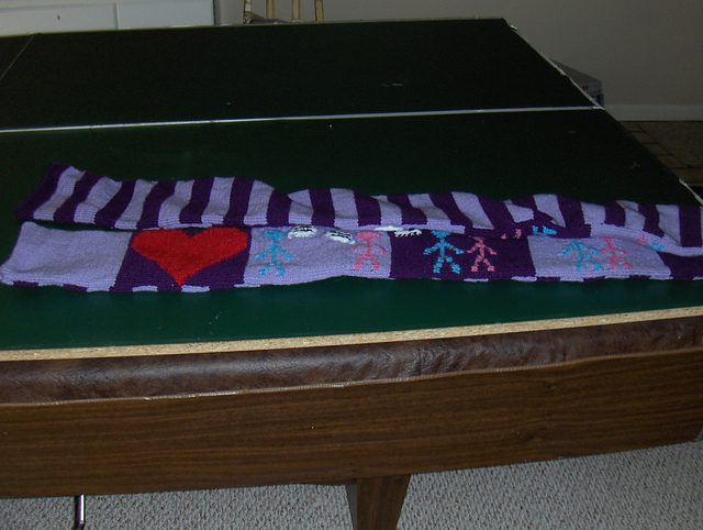 Story Scarf: Boy Meets Girl