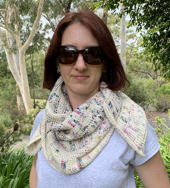 Wattle Arc shawl