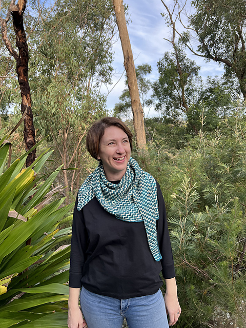 Jagged Little Mosaic Shawl