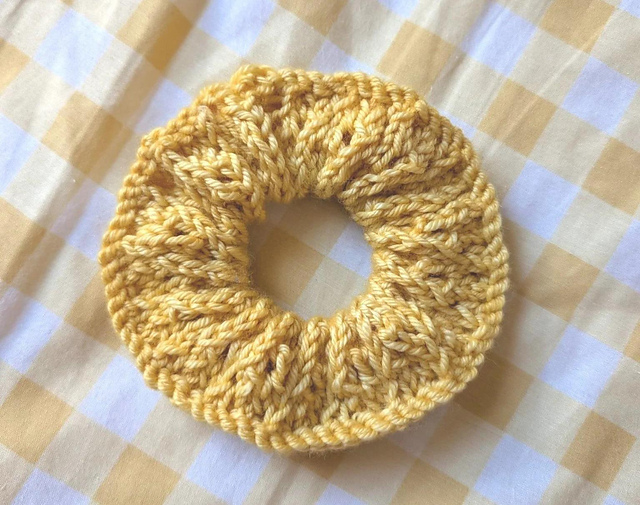Sunflower Scrunchie