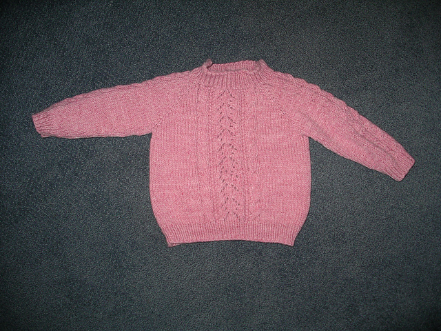 Eyelets & Cables Pullover