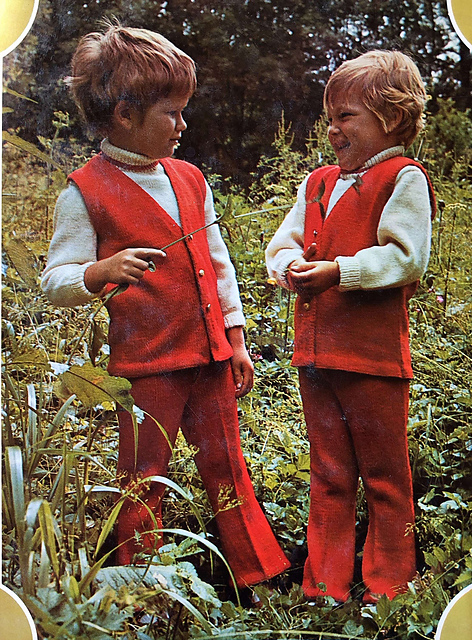 His and hers trouser suits