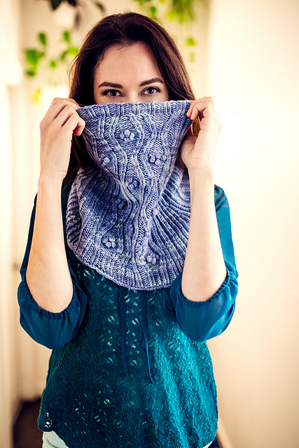 Blue Ruby Cowl