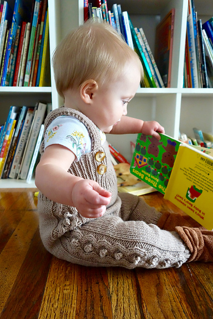 Bobble Cable Overalls