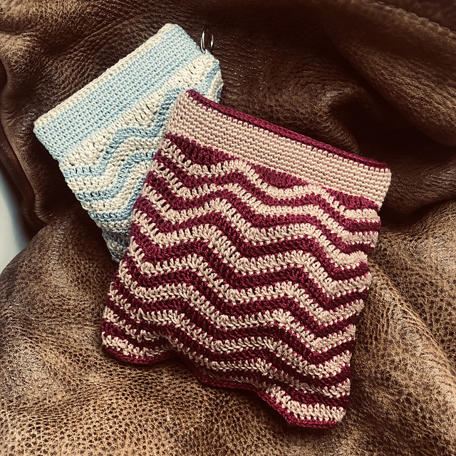 Chevron Pouch
