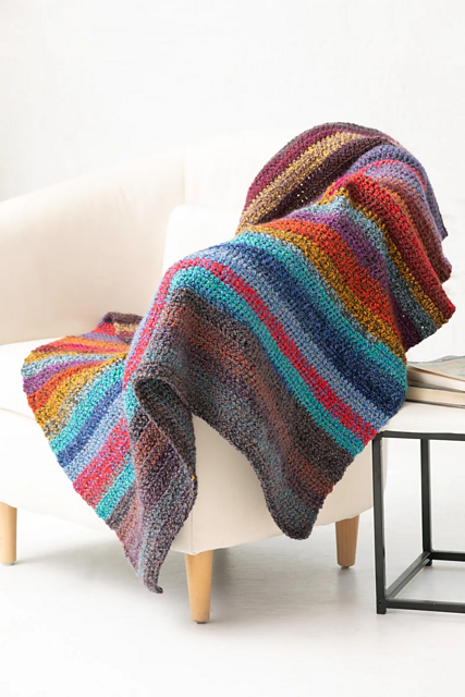 Striations Afghan