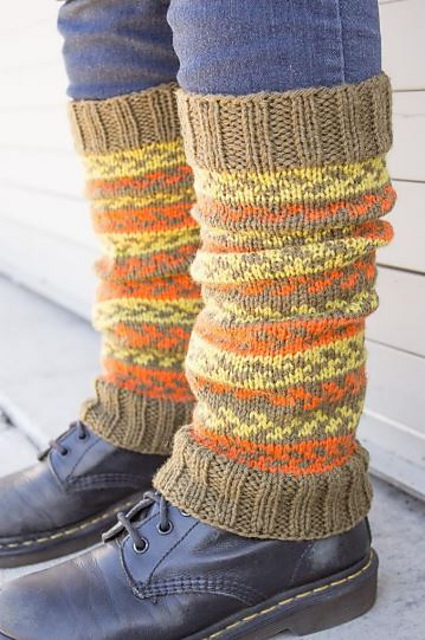 Leafy Legwarmers