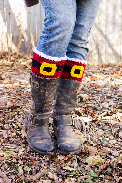 Holiday / Santa Boot Cuffs