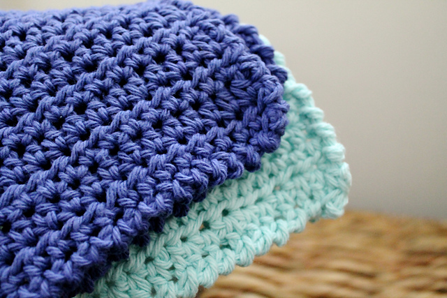 Crab Stitch Kitchen Towels