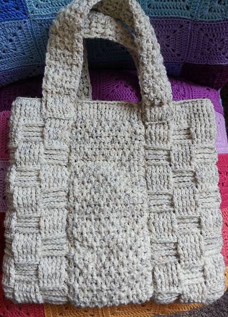 Basket Weave Tote Bag