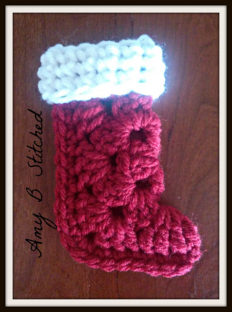 Granny Square Stocking