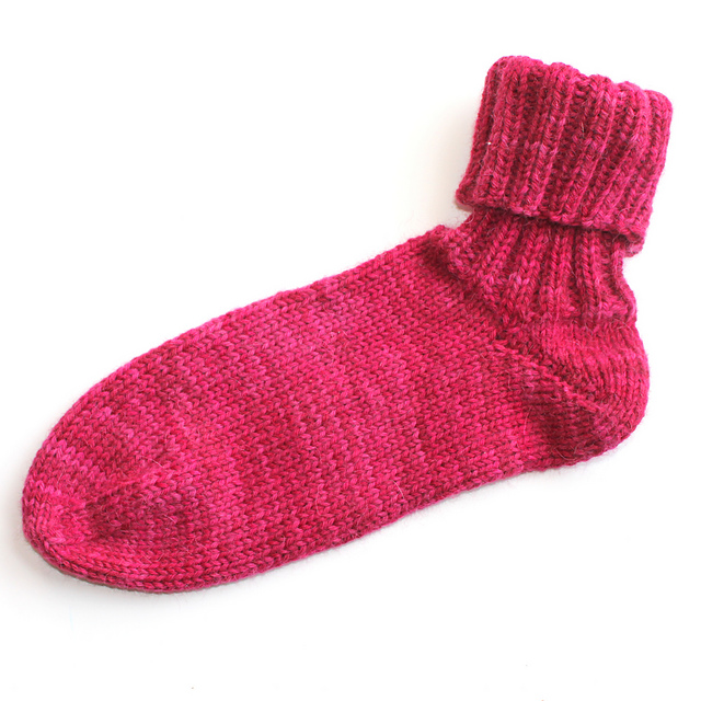 Worsted Weight Short Row Socks