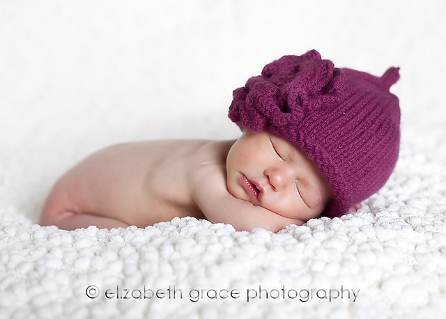 Roses Baby Hat
