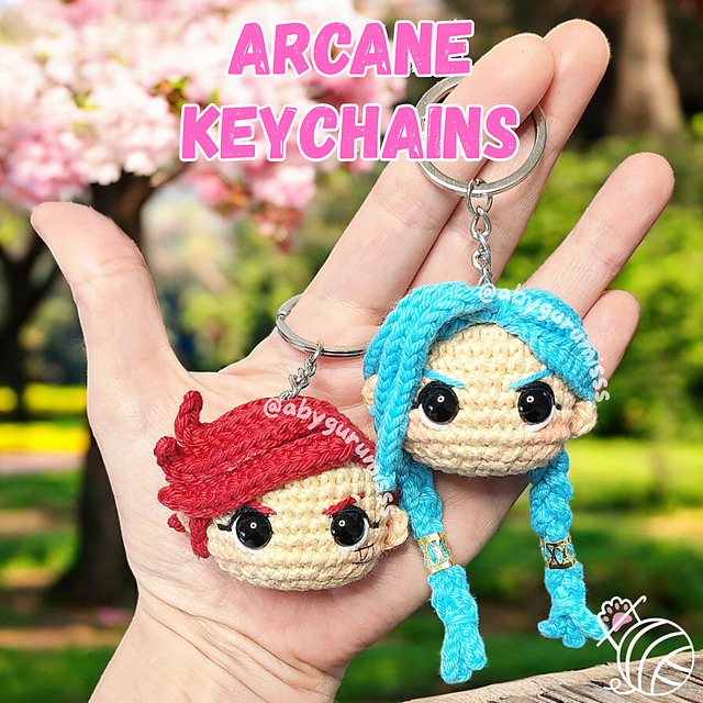 Ravelry: Arcane vi jinx keychain pattern by Aby gurumisss
