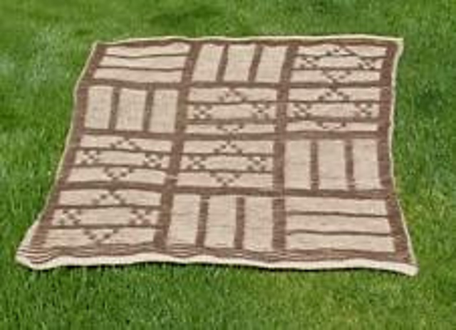 Ravelry: Judaica Rumanian Gate Illusion Knit Blanket Jewish pattern by ...