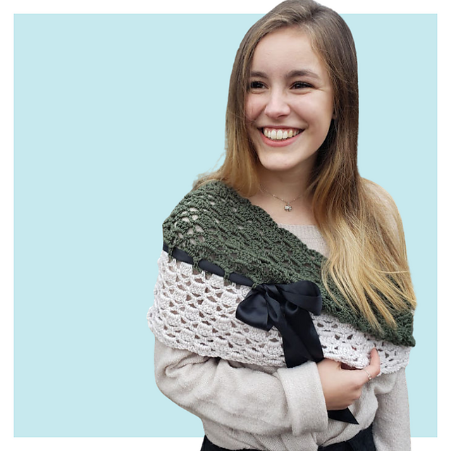 Marly's chic shoulder wrap