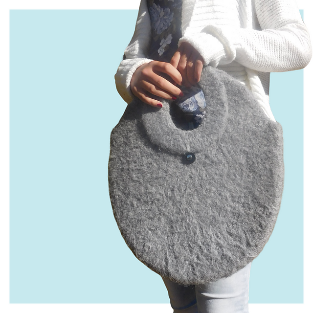 Ricochet felted bag
