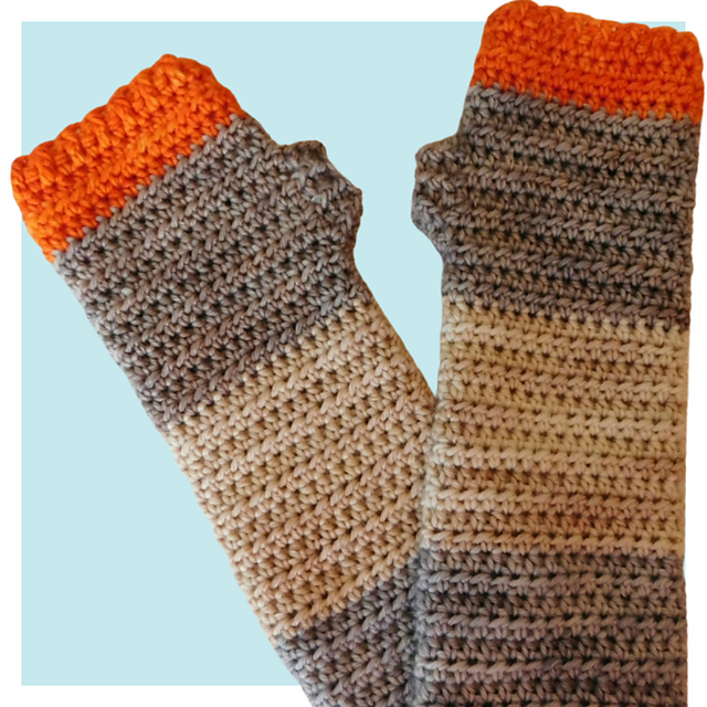 Pumpkin Spice mittens