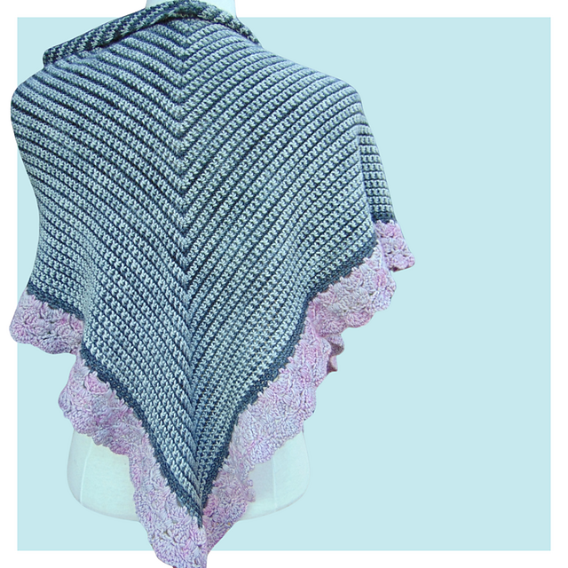 Granite & Quartz shawl