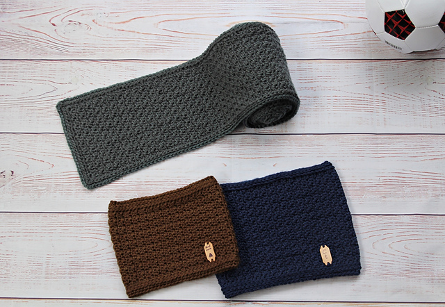 Ripple scarf for men