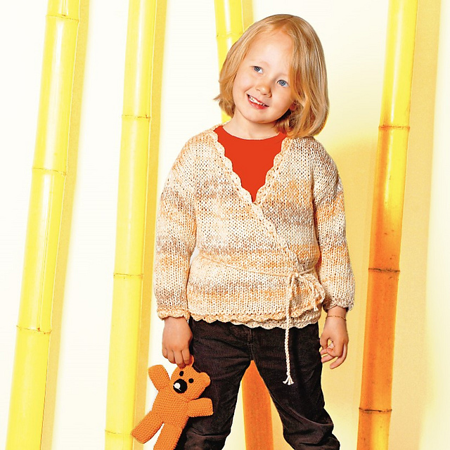 Wrap jacket for children